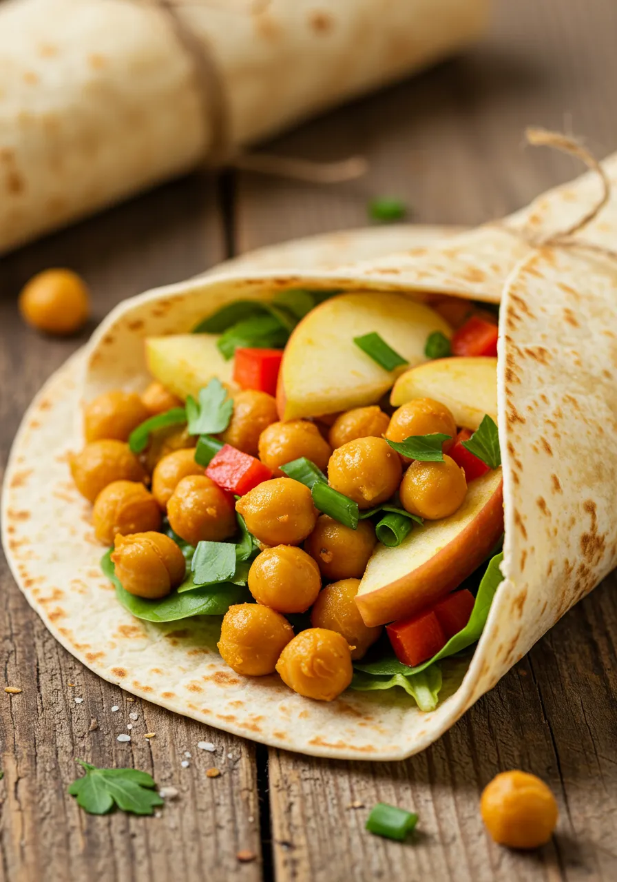 Chickpea Apple Wrap - tertiary view